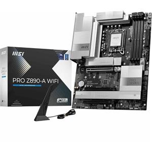 MSI PRO Z890-A WIFI Scheda madre, ATX - Supporta i processori Intel Core Ultra (Serie 2), LGA 1851 - VRM 90A SPS, Memory Boost DDR5 (9066+ MT/s OC), PCIe 5.0 x16 e 4.0 x16, M.2 Gen5, Wi-Fi 7, 5G LAN
