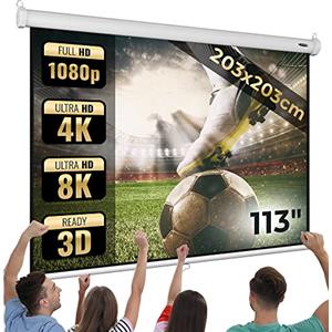 Telo per proiettore installabile a muro