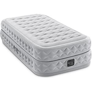 Intex 64488 Materasso Dura Beam Supreme, Teconologia Fiber-Tech T con Pompa Elettrica Incorporata, 99 x 191 x 51 cm