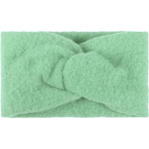 styleBREAKER Fascia donna in maglia fine con nodo invernale,Verde-menta | Fascia in acrilico aderente, circonferenza 49-54 cm (anche bimbi), alternativa al berretto, lavabile a 30°C.