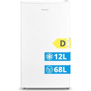 COMFEE' RCD80WH3(E) Frigo 80L con Congelatore, Inverter Silenzioso, Bianco