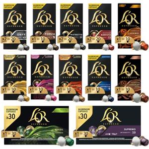 L'Or Capsule Caffè Confezione Mista - 190 Capsule - Variety Pack Experience