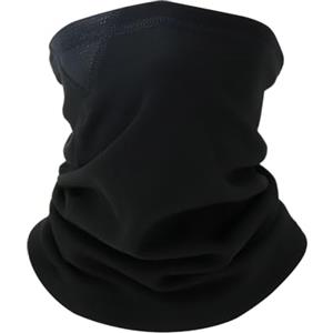 Shecret Scaldacollo Invernale Unisex, Sciarpa Tubolare Elasticizzata, Scaldacollo Antivento, Fascia Termica per Corsa, Ciclismo, Escursionismo, Sci All'aperto, Moto Nero