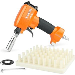 KAMSIN 1620 Pistola Pneumatica per Chiodi Decorativi - Sparachiodi Decorative ad Aria 16.2mm per Borchie, Spilli da Tappezzeria in Mobili, Tappezzeria & Artigianato