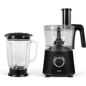 Livoo - Robot da cucina multifunzione DOP250N - 600W, 6 in 1, 2 velocità, modalità pulse,