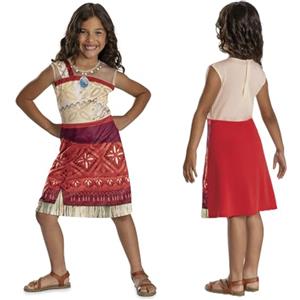 Disguise Costume Bambina Moana 2 - Disney, Licenza Ufficiale, Vestibilità Confortevole e Design Dettagliato, Taglia XS 3-4 Anni