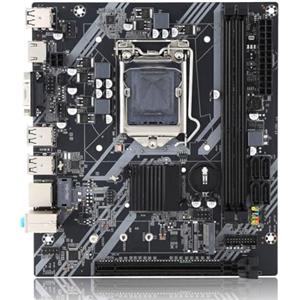 Giwnhvx Scheda Madre Del Computer H61-S Pin LGA1155 Desktop con M.2 Supporta Processori I3 I5 I7 di Seconda e Terza Generazione