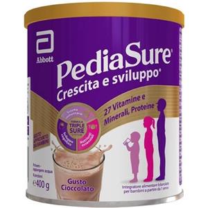 Abbott Pediasure Integratore Alimentare Cioccolato 400 g - Supporta Crescita e Sviluppo per Bambini