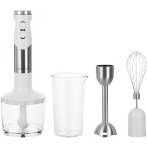 KASANOVA Set frullatore a immersione bianco 400 W con accessori