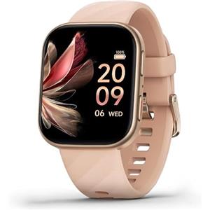 FITVII Health & Fitness Tracker (risponde alle chiamate), Orologio Intelligente con Monitoraggio 24/7 Della Frequenza Cardiaca e Della Pressione Sanguigna, del Sonno e dell'Ossigeno nel Sangue.