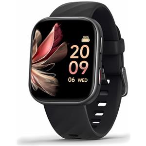 FITVII Health & Fitness Tracker (risponde alle chiamate), Orologio Intelligente con Monitoraggio 24/7 Della Frequenza Cardiaca e Della Pressione Sanguigna, del Sonno e dell'Ossigeno nel Sangue.