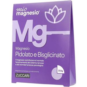 Zuccari Miomagnesio Pidolato e Bisglicinato 37,5 g - Integratore di Magnesio