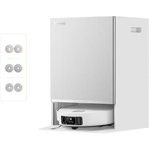 DREAME Matrix10 Ultra Robot Aspirapolvere e Lavapavimenti, Superamento Ostacoli 8 cm, Aspirazione 30.000Pa, Auto-svuot/Riemp, Autopulizia Moci, 0 Grovigli, Rileva 240+ Ostacoli, Controllo Vocale