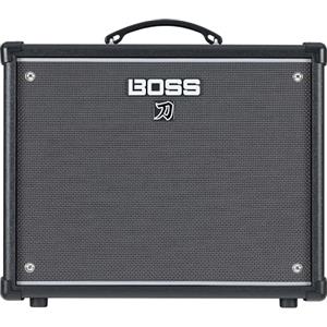BOSS Katana-50 EX Gen 3 Amplificatore per Chitarra | Compatto amplificatore combo da 50 watt espanso per le performance live | Altoparlante Custom da 12 Migliorato | Line Out e Stereo Expand Black