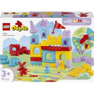 LEGO DUPLO Gioco al castello con Salterello 10450 | Giochi didattici per bambine e bambini da 3 anni, 3 animali giocattolo, sviluppo motricità fine, idea regalo, 47 pezzi