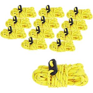 ToCi - Corda di tensione per tenda, 4 mm, lunghezza 3,8 m, 12 pezzi
