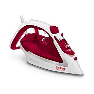 Tefal FV5717 Easygliss Plus Ferro da stiro | 2500 Watt | Quantità vapore continuo: 45 g/min | Colpo di vapore | Capacità serbatoio acqua: 270 ml | bianco/rosso