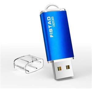 FISTAD Chiavetta USB 2.0 32GB, Pen Drive Memoria Stick Flash Drive Thumb Drive per PC, Laptop, ecc (Blu)