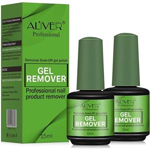 Bieyoc 2 Pezzi Magic Remover Semipermanente, Gel Polish Remover, Veloce e Sicuro Rimuovi Smalto Semipermanente in 3-5 Minuti - Non c'è bisogno di pellicola, ammollo o avvolgimento, non irritante