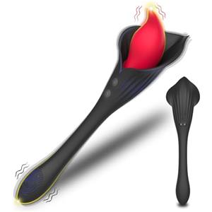 Woniyal Vibratori del punto G per giocattoli sessuali da donna - vibratore coniglio 2 in 1 con 10 modalità di vibrazione stimolatore per massaggio al clitoride al seno vibratore anale erotico vibratore