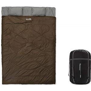 Lumaland Where Tomorrow Sacco a Pelo doppio per 2 persone 220 x 150 cm diversi colori - marrone