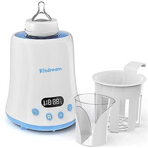Kisdream Scaldabiberon Riscaldatore Latte Materno Formula: Universale Bambino Bottiglia d'acqua latte Materno Caldo BPA Free e Controllo della Temperatura Precisa (Singolo)