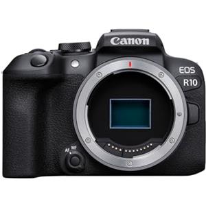 Canon EOS R10 Fotocamera Mirrorless (Solo Corpo) - Digitale - Dual Pixel CMOS AF II e Video 4K fino a 60p - Perfetta per Vlogging - Bluetooth, Wi-Fi e USB-C - Pensata per esplorare ovunque tu vada