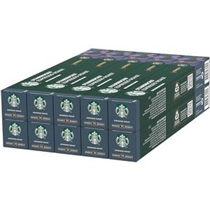 STARBUCKS Espresso Roast by Nespresso Caffè, 10 confezioni da 10 capsule (100 capsule compatibili Nespresso)