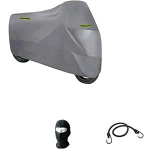 farbrothersonline COMPATIBILE CON PIAGGIO MP3 YOURBAN 300 SPORT ie LT TELO COPRIMOTO COPRISCOOTER CON PARABREZZA E BAULETTO IMPERMEABILE IN NYLON COPERTURA UNIVERSALE TG.XL COVER ANTIPIOGGIA INSERTI CATARINFRANGENTI