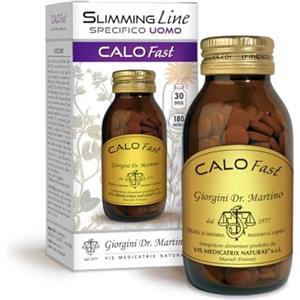 Dr Giorgini CALO FAST UOMO pastiglie - 72 g (integratore di gymnema, utile per controllare il senso di fame, arricchito con laminaria per stimolare il metabolismo)
