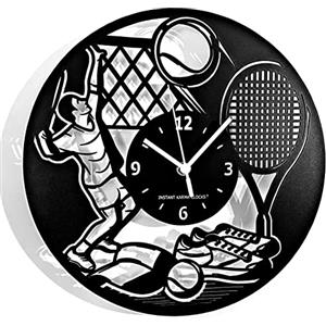 Instant Karma Clocks | Orologio da Parete Tennis | Design Sportivo | Arredo Decorativo per Casa Club e Campi | Idea Regalo per Tennisti