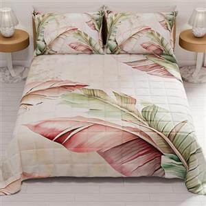 PETTI Artigiani Italiani - Copriletto Singolo Estivo 170x260cm 100 g/m² Double Face, Trapuntino Letto Singolo Primaverile, Trapunta Leggera, Floreale 191, 100% Made in Italy