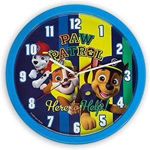 Kids Licensing Kidslicensing Paw Patrol - Orologio da parete - Orologio decorativo per bambini - 25 cm