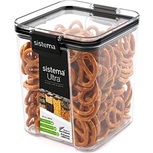 Sistema Ultra Contenitori ermetici per dispensa e cucina | 920 ml | Impilabili | Con clip | Privi di BPA