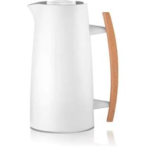 Guzzini Termos Caraffa Termica Riviera Thermos Caldo Freddo Tavola 1 Litro Plastica Legno Bianco Latte