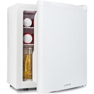 Klarstein - Mini frigorifero da camera, mini frigo per bevande, snack & cosmetici, piccolo minibar, frigorifero piccolo & silenzioso, ripiani regolabili, 6-18 °C, 38L