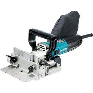 Makita PJ7000J Fresatrice Intestatrice 700W con Regolazione Inclinazione e Profondità, Valigetta Inclusa