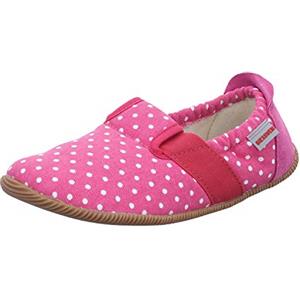 Giesswein Silz - Slim Fit, Pantofole Piatte, Unisex - Bambini e ragazzi, Rosa Lampone 364, 25 EU