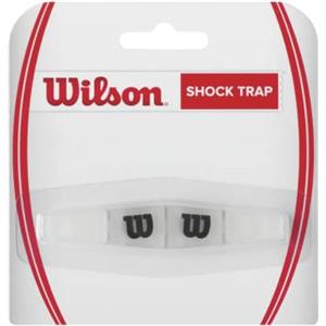Wilson Antivibrazione con Logo per Racchetta, Shock Trap, Trasparente/Nero, WRZ537000