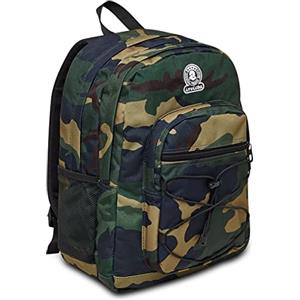 Invicta Zaino Scuola INVICTA - Zaino Doppio Scomparto- Tasca Porta PC, Tasche Porta Borraccia - Maxi Capienza - Zaino Viaggio, Zaino Università - Tessuto 100% Eco GRS