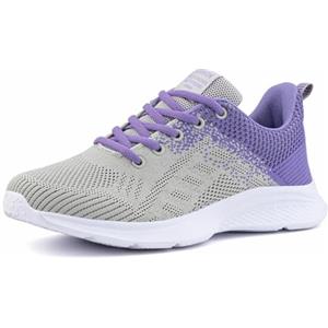 Hitmars Scarpe Running Donna Scarpe da Ginnastica Scarpe da Corsa per Camminare Sneakers Donna Palestra Fitness Cuscino d'Aria 3 Viola 39