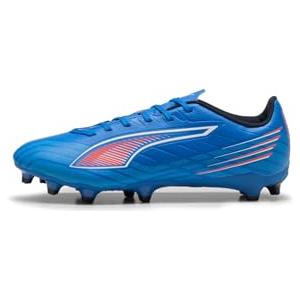 PUMA Scarpe da Calcio Unisex Ultra 6 Play Fg/AG, Ultra Blue PUMA White Glowing Red, 40 EU