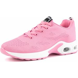 Hitmars Scarpe Running Donna Scarpe da Ginnastica Scarpe da Corsa per Camminare Sneakers Donna Palestra Fitness Cuscino d'Aria 2 Rosa 39