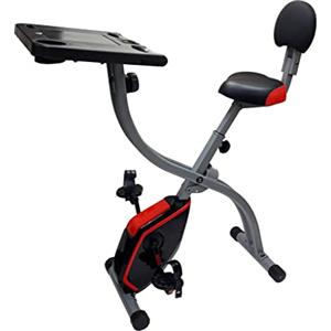 Ultrasport, F-Bike Work Advanced Unisex-Adult, Nero/Rosso, 99x45x115 cm