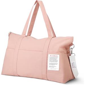 flintronic Borsone da Viaggio Donna, Borsone da Viaggio Grande, Impermeabile e Lightweight, Grande Capacità Borsa Sportiva, per Imbarco Viaggio Sport Palestra -Rosa