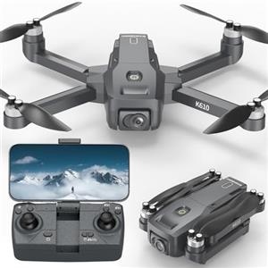 karuisrc Drone GPS con Telecamera 4K Adulti,RC Droni Professionale Lunga Distanza Circle Fly,Drones Seguimi con Ritorno Automatico per Principianti,Drone Brushless Avviso di Batteria Scarica,Sotto i 249g