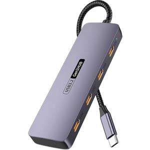 Aplimln Hub USB C 10 Gbps Hub USB 3.2 Gen 2 con 4 porte USB C, Docking Station USB C ad alta velocità per iPhone 15/15 Pro, MacBook Pro, Surface Pro, Galaxy S23, ecc.