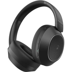 PowerLocus Universe Cuffie Wireless Cancellazione Rumore Attiva Ibrida, Cuffie Bluetooth Over Ear, 60 Ore di Riproduzione, Bass Modi, Hi-Fi Stereo, Pieghevoli e Modalità Trasparenza (Nero)