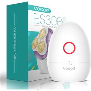 VOGOE Rasoio Elettrico Donna con Testina 3D, Lama Autoaffilante e Ricaricabile-Rasoio Donna Elettrico per Viso, Corpo, Gambe, Ascelle e Bikini-Utilizzabile a Secco e sotto la Doccia, Viola ES300