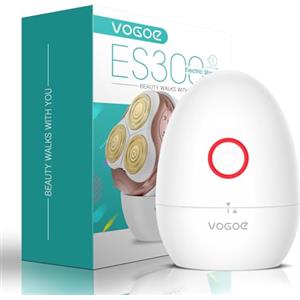 VOGOE Rasoio Elettrico Donna con Testina 3D, Lama Autoaffilante e Ricaricabile-Rasoio Donna Elettrico per Viso, Corpo, Gambe, Ascelle e Bikini-Utilizzabile a Secco e sotto la Doccia ES300 (Oro)